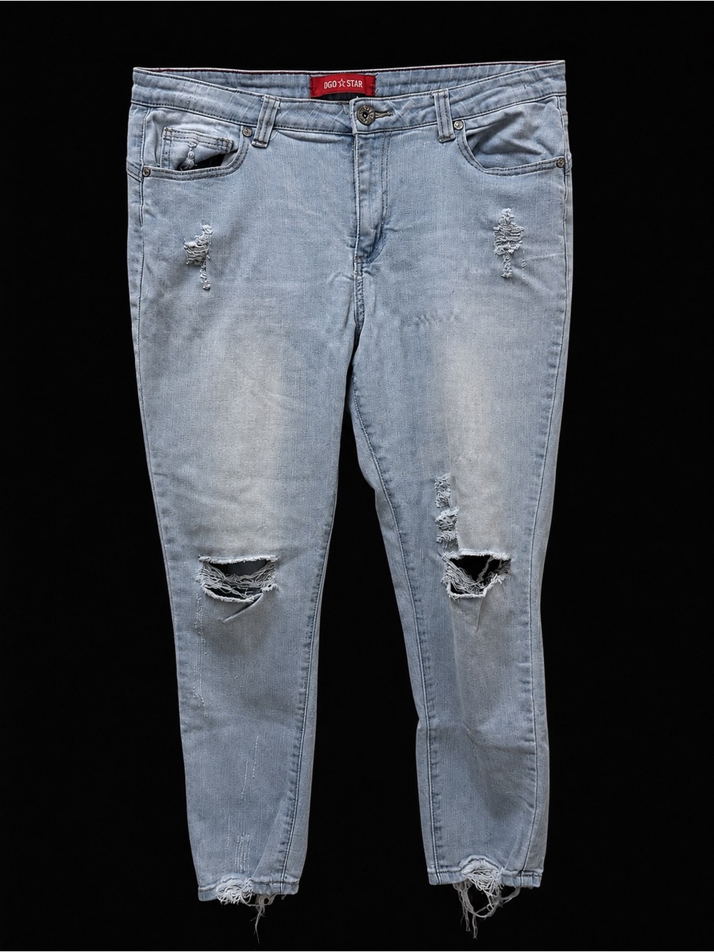 Light Blue Distressed Women’s Jeans